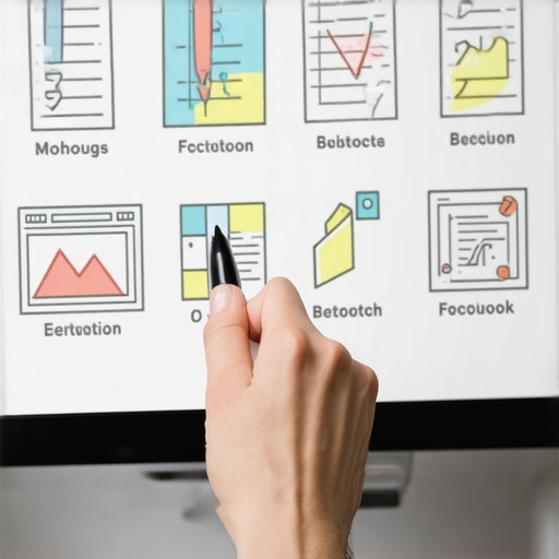 Effective Local SEO Tools in Action Person monitoring local SEO metrics using various SEO software.