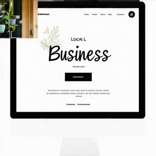 Optimized Business Profile Dashboard Screenshot of a business profile with complete information, images, and attributes on a digital device.