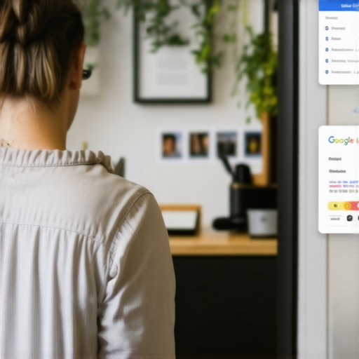 Active Google Business Profile Management Business owner updating photos and hours on Google My Business profile