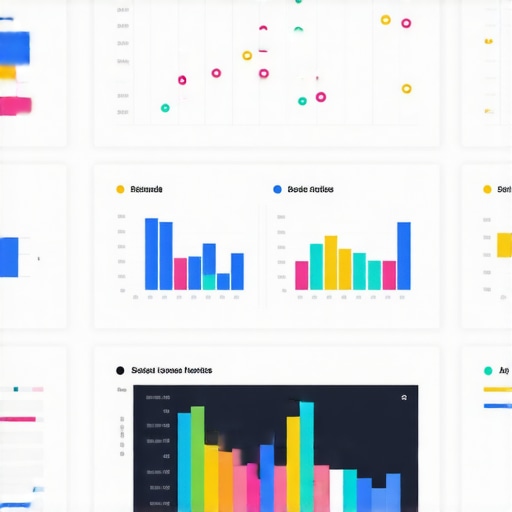 Local SEO Performance Dashboard Screenshot of a Google Data Studio dashboard displaying local SEO analytics