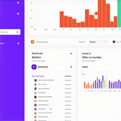 A dashboard showcasing rankings, review analytics, and citation monitoring tools used in local SEO management.