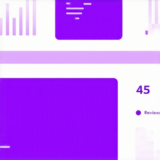 A screenshot of a digital analytics dashboard showcasing reviews, profile status, and performance metrics for local SEO.